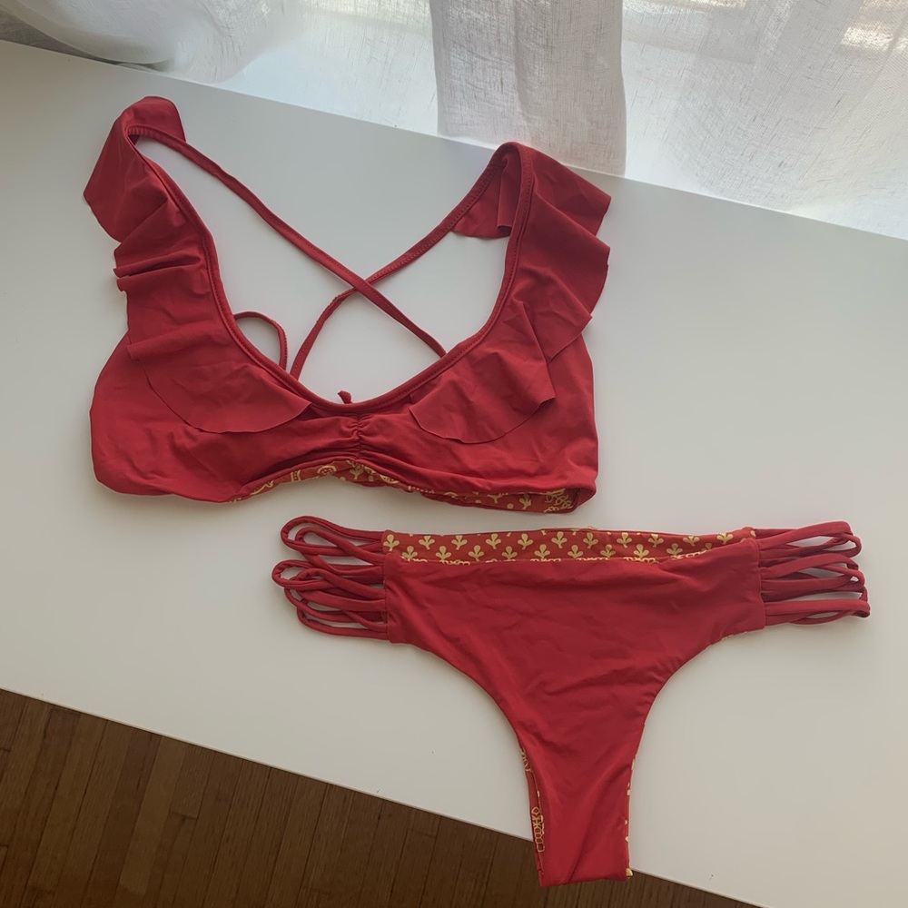 Red San Lorenzo bikini